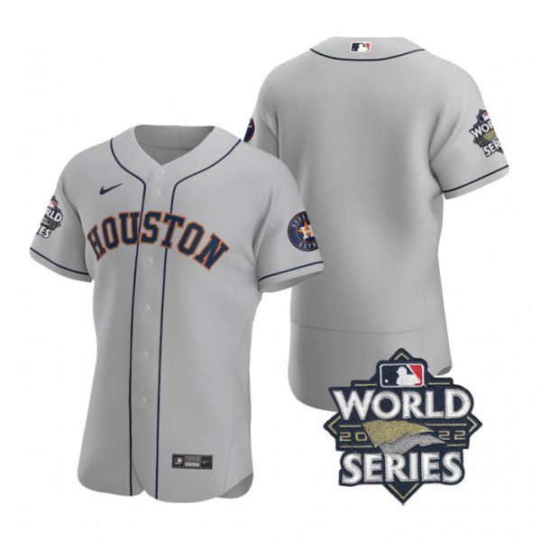 Astros Blank Gray Nike 2022 World Series Flexbase Jersey,We sell and wholesale Astros Blank Gray Nike 2022 World Series Flexbase Jersey on line form chian!